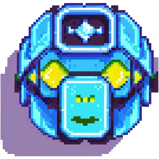 Discord logo reimagined as a Geometry Dash game icon, sharp geometric shapes, glowing outlines, dynamic style emoji