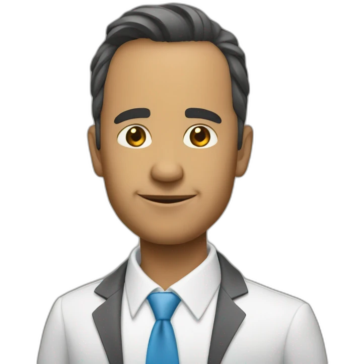 Un mec qui fait salut na emoji
