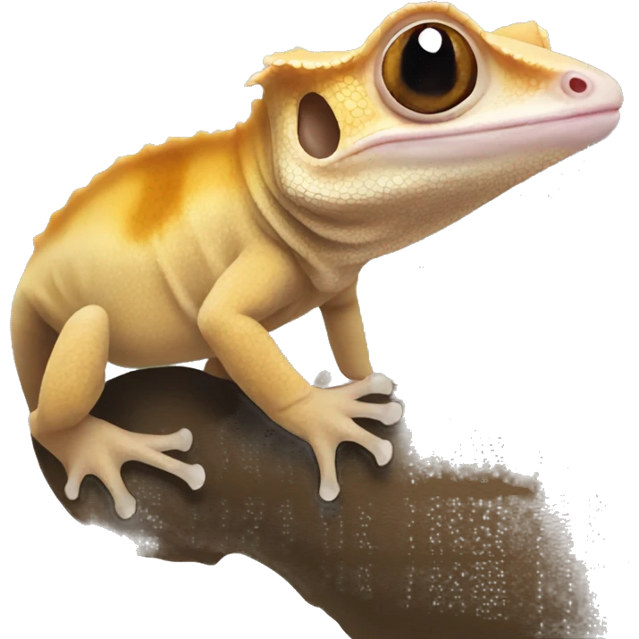 Crested gecko emoji
