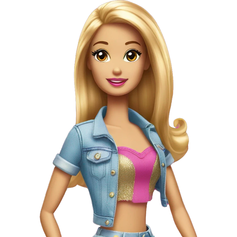 Barbie enamorada  emoji