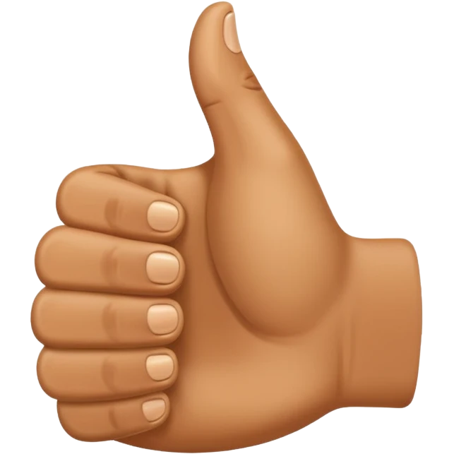 thumbs up hand emoji