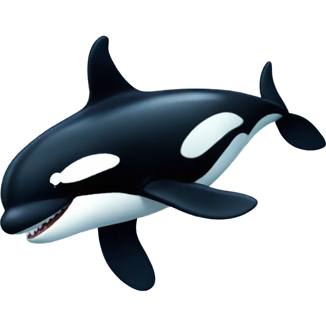 orca whale happy emoji