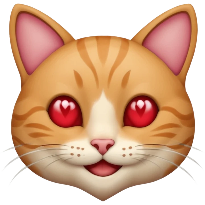 a combi of the 😽 and 🥰 emoji