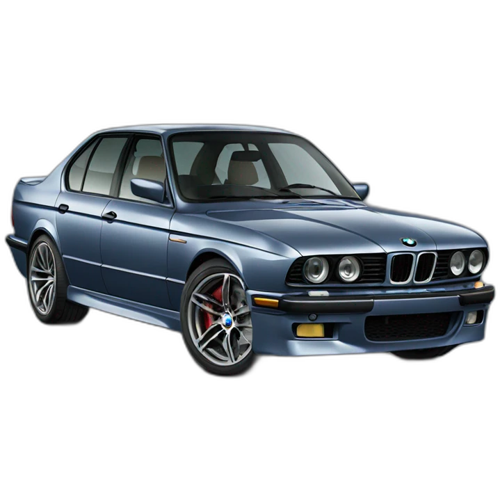 bmw m5 with albanian emoji