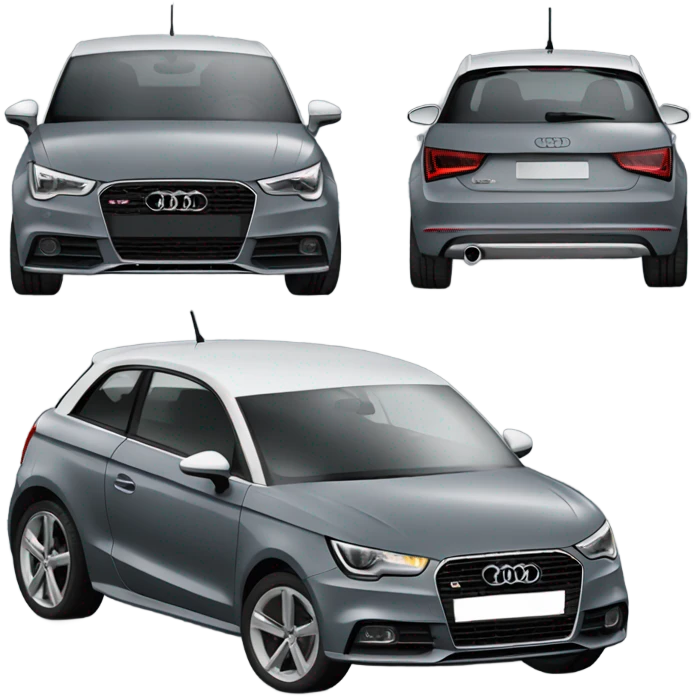 Audi a1 grey emoji