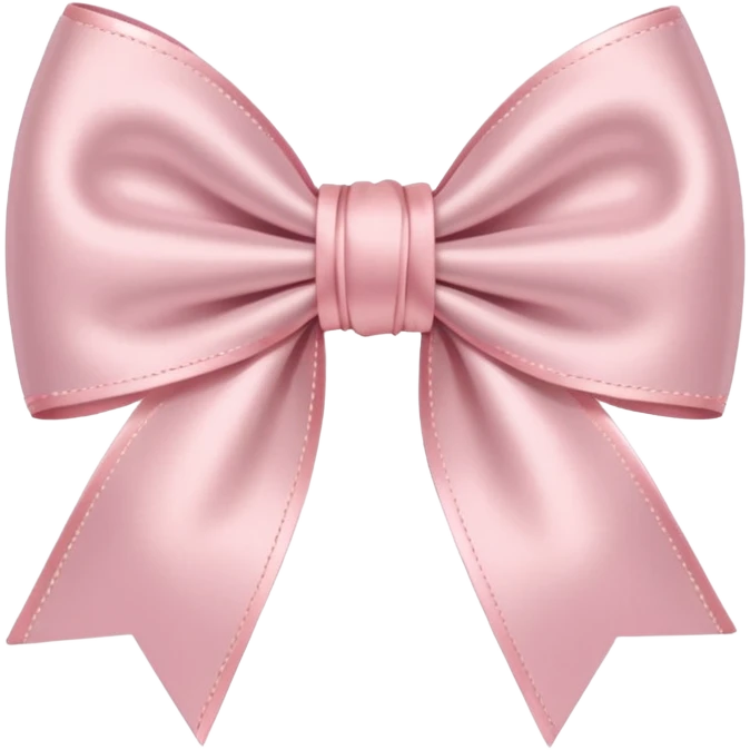 Pale Pink Bow emoji