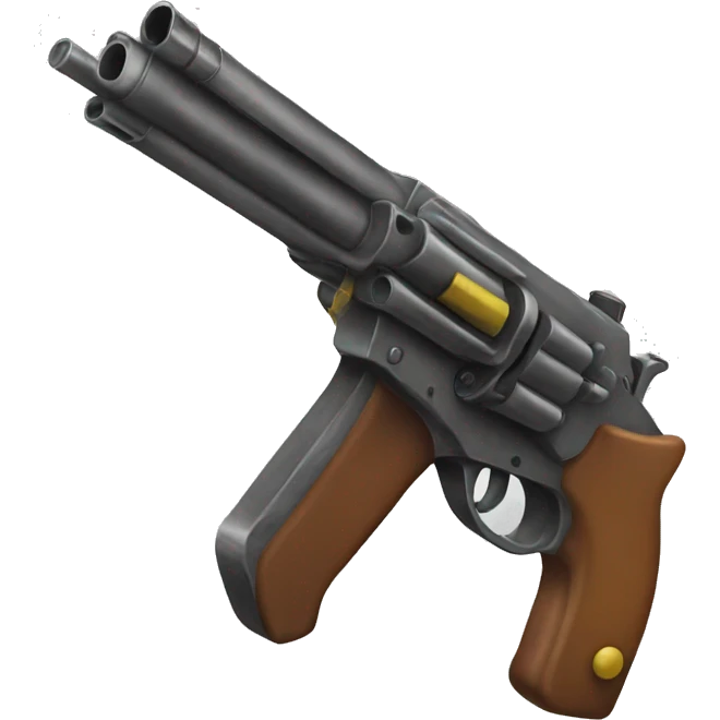 Gun with a bow emoji