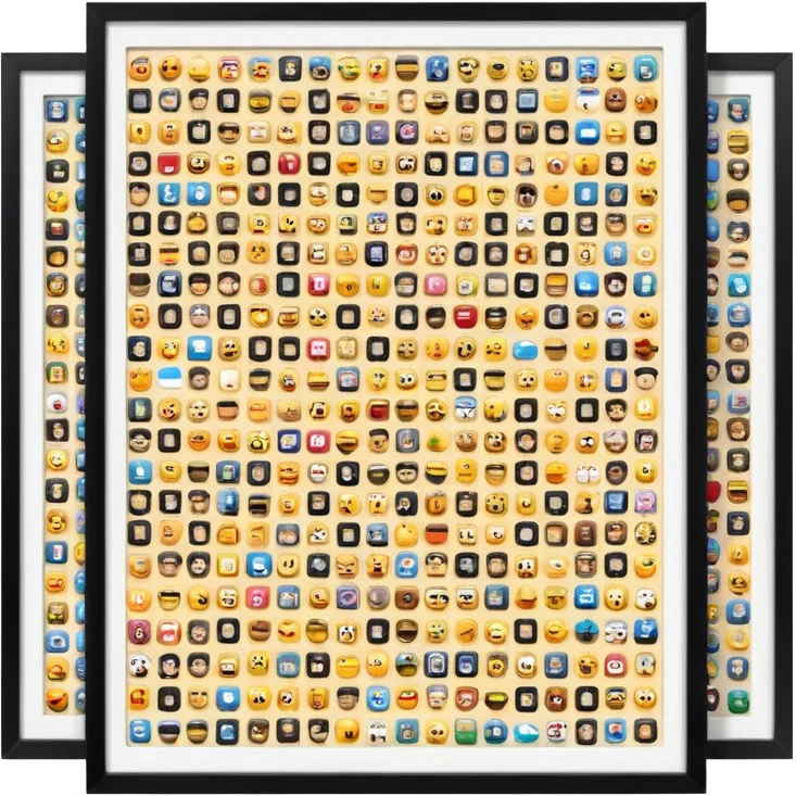 High photo processing load in photoshop with many photo emoji