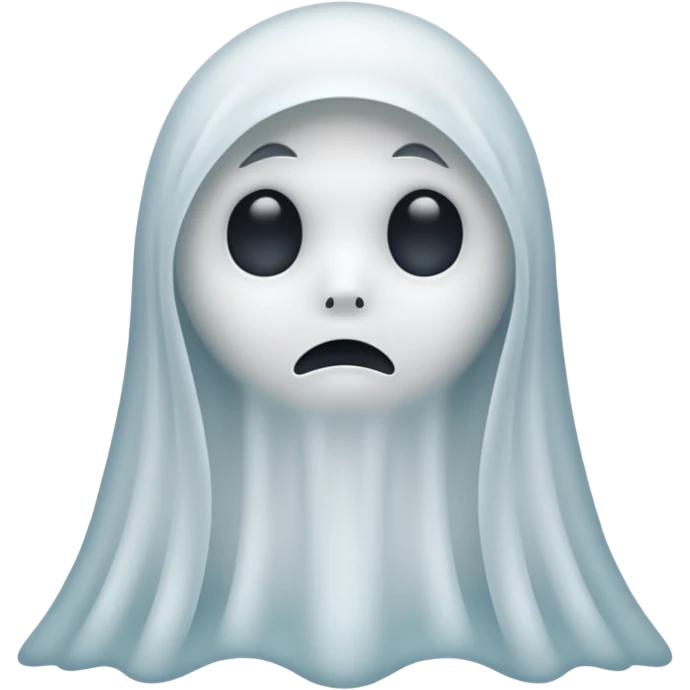sad ghost emoji