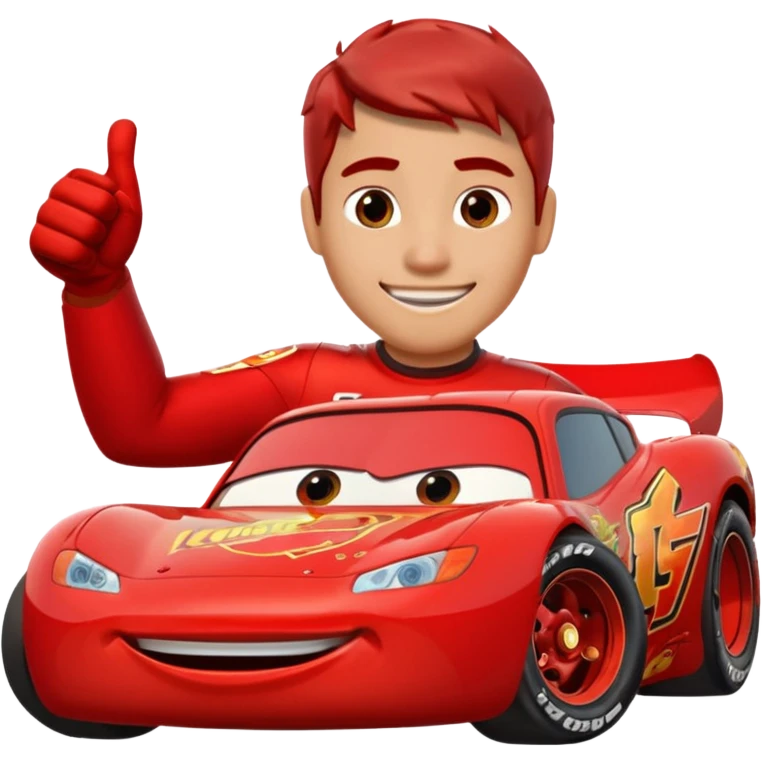 thumbs up mcqueen emoji
