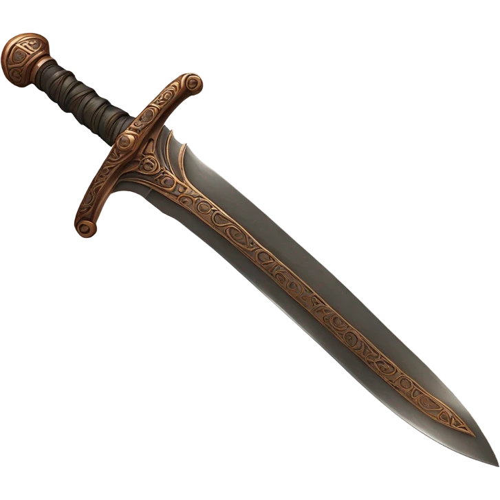 Copper sword emoji
