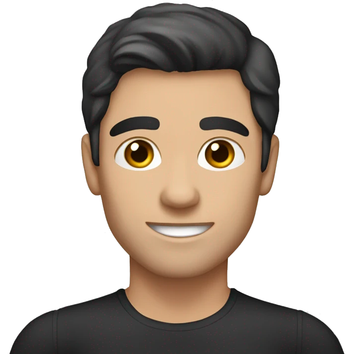 ballet dancing male caucasian dark hair emoji