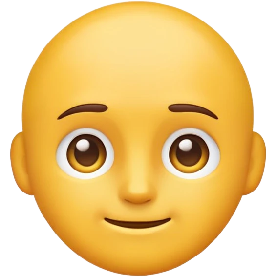 normal emoji with defined jawline emoji