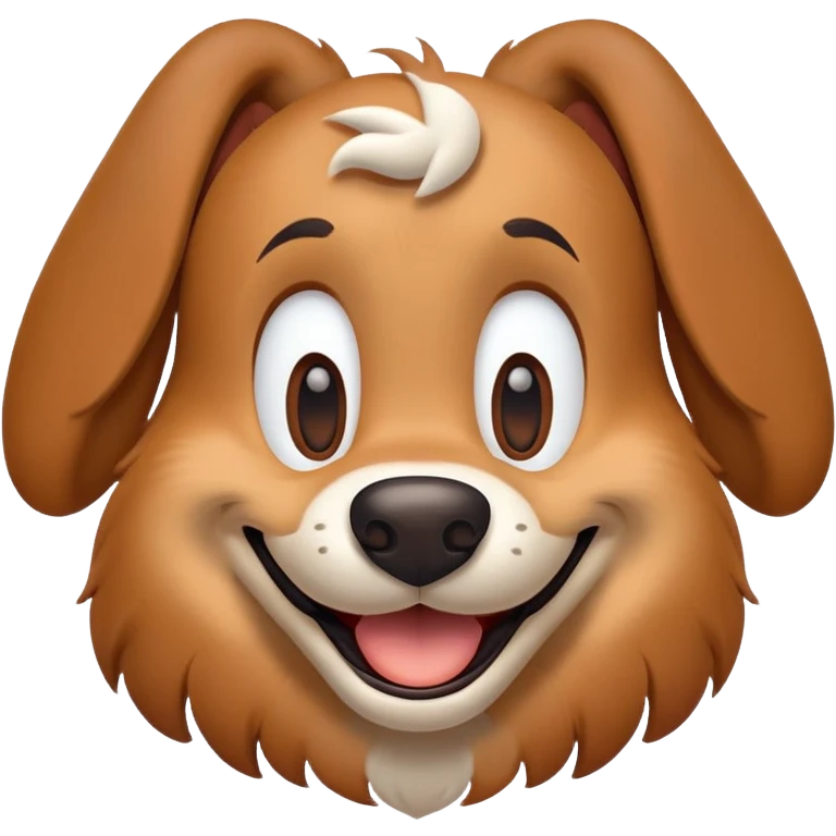 goofy Disney dog smiling emoji