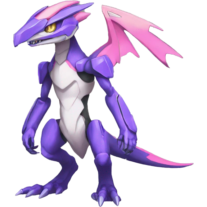  Cool Edgy Godly Futuristic Digimon-Fakemon-Genesect-Reptile full body emoji