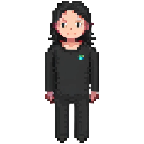 retro RPG style human character, compact proportions emoji