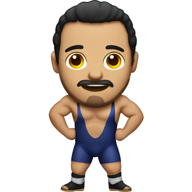 Funny wrestling man  emoji
