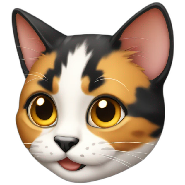 mischievous calico cat emoji