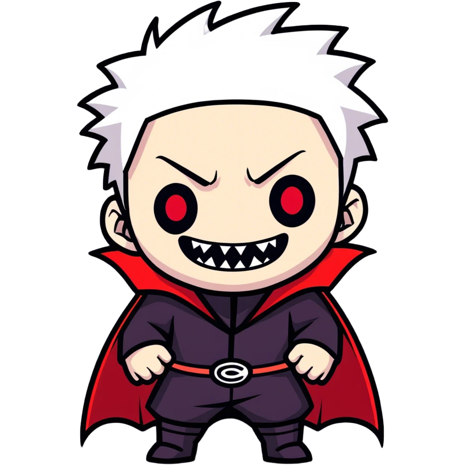 Naruto anime face vampire emoji