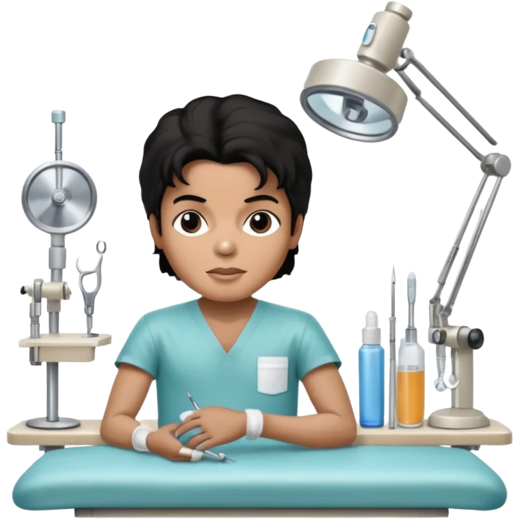 Micheal Jackson on the Surgery table emoji