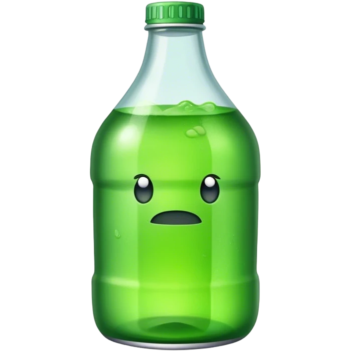 green soda brand, fat bottle emoji