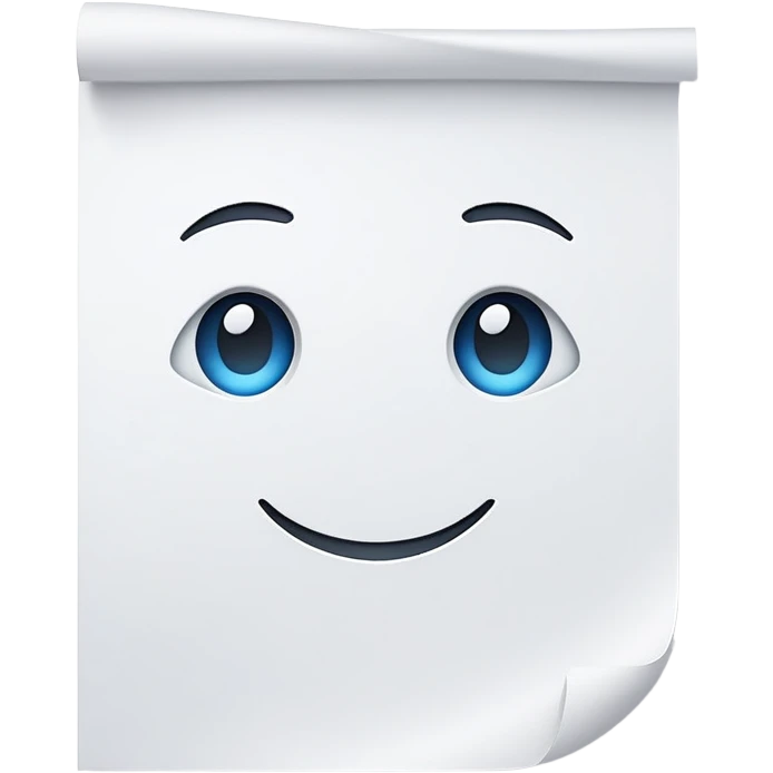 A4 paper sheet emoji