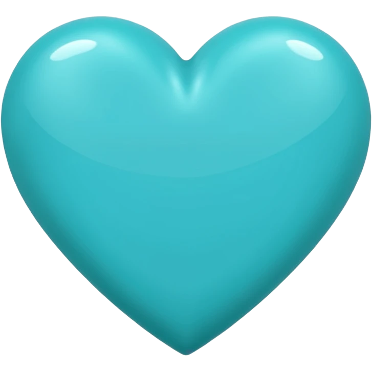 turquoise heart emoji