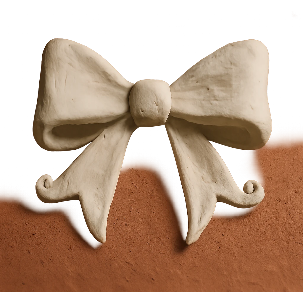 white gothic bow emoji