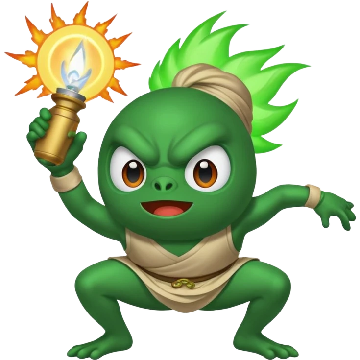 pepe genki dama emoji