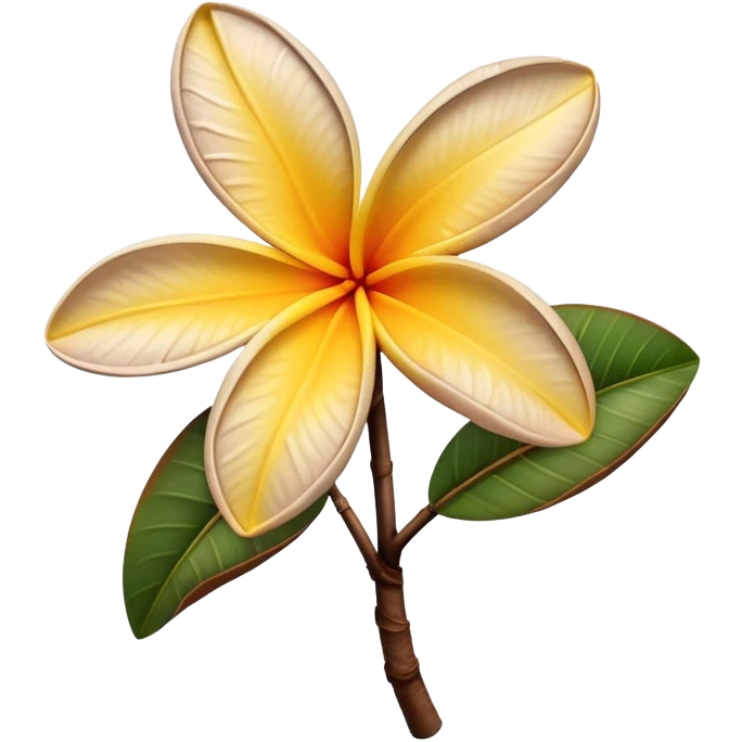 withered plumeria  emoji
