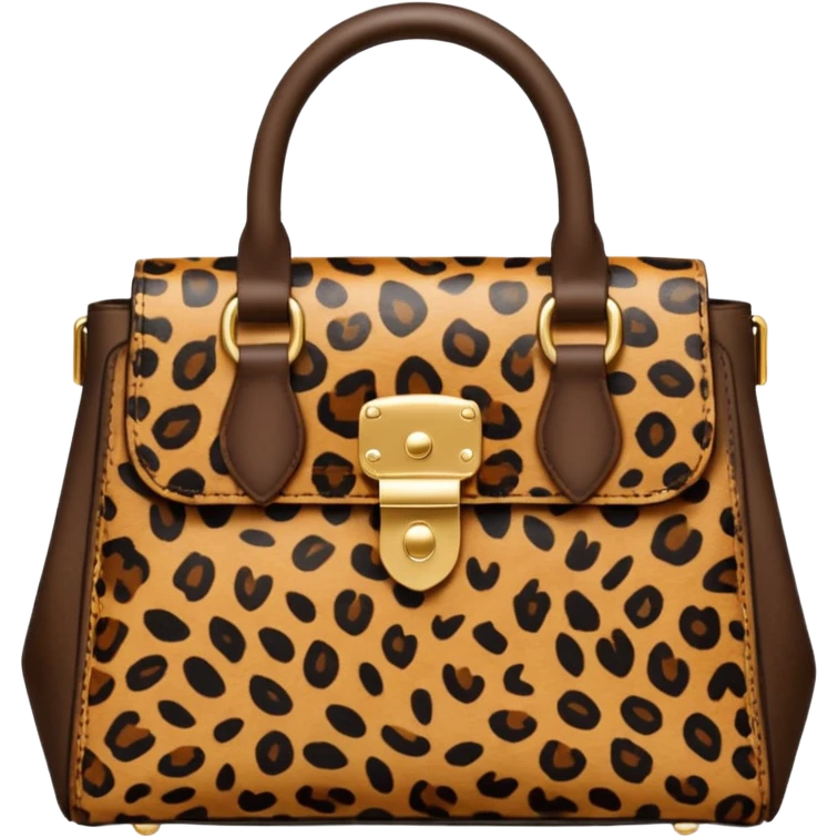 leopard print bag emoji
