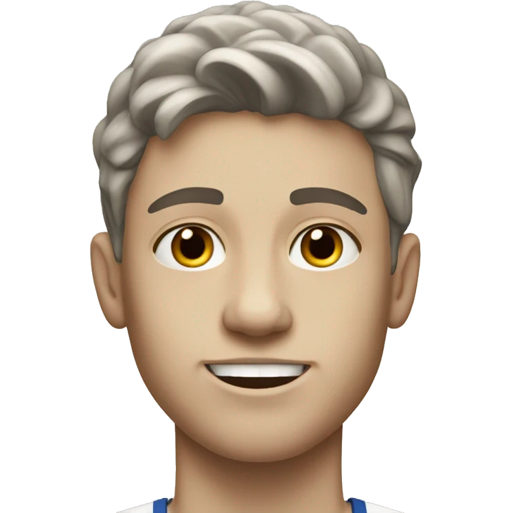 athletic teen "white boy"  emoji