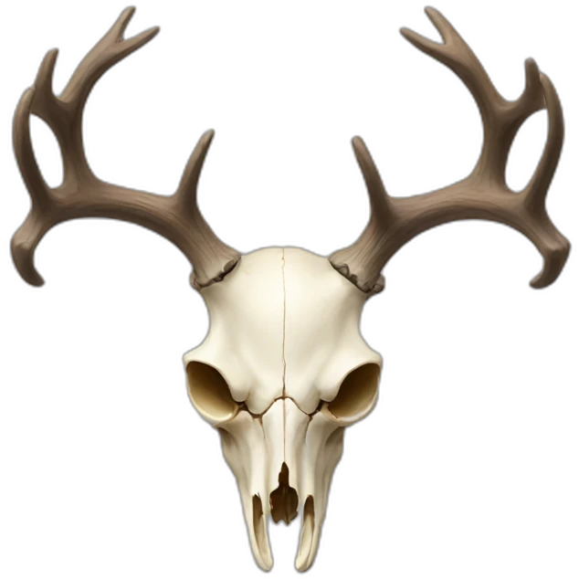 Deer skull emoji