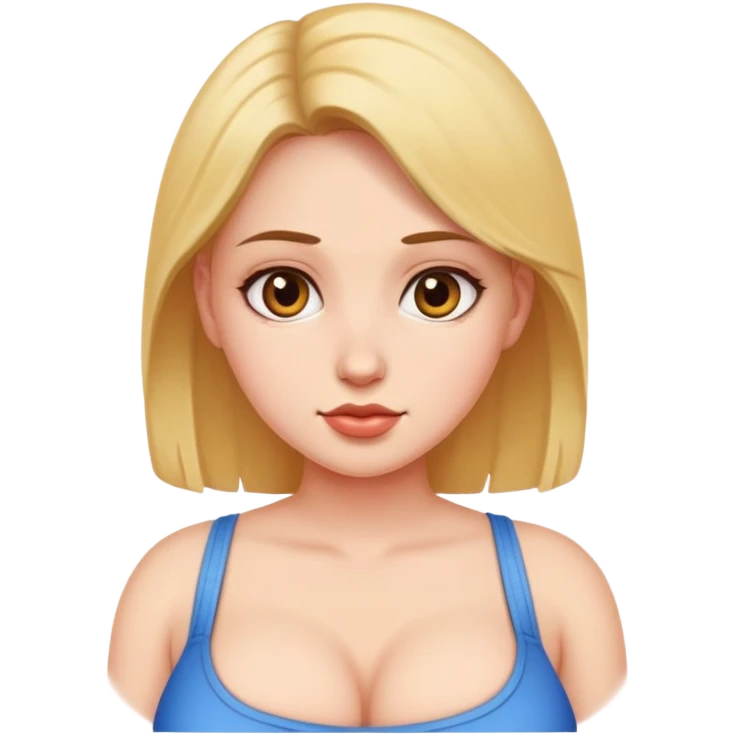 girl, big tits emoji