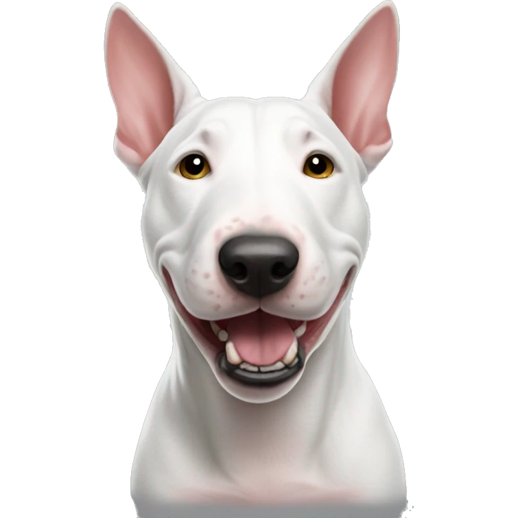 Bull terrier with sdve 9 emoji