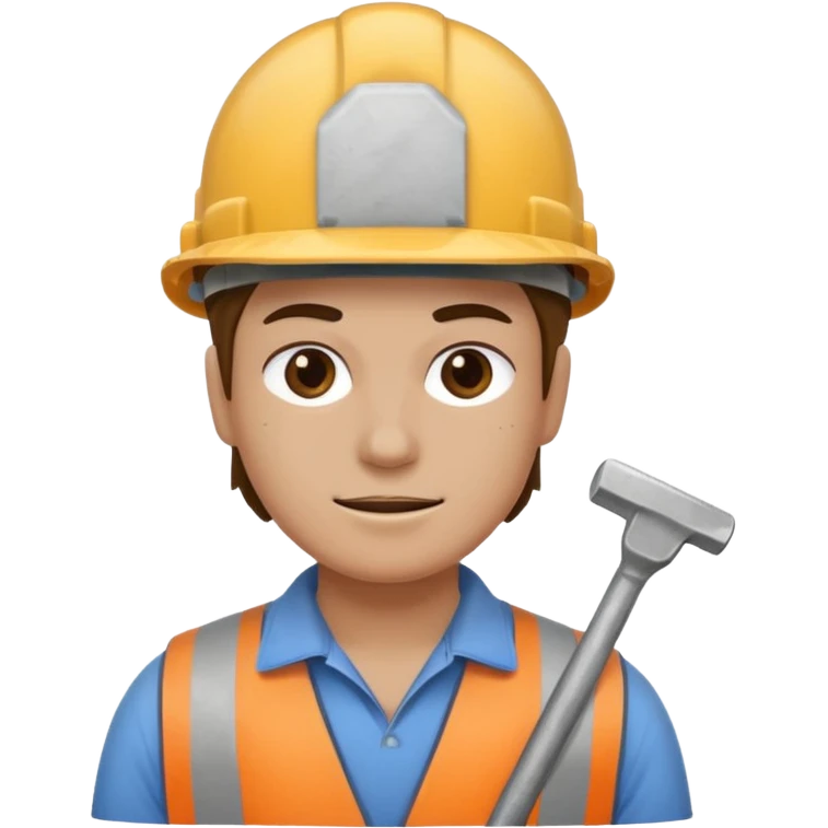 trabajando albañil emoji
