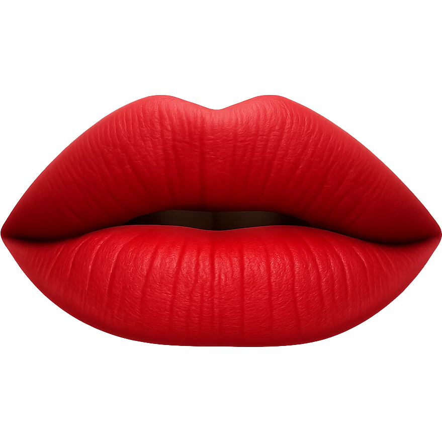 lips, remove background emoji