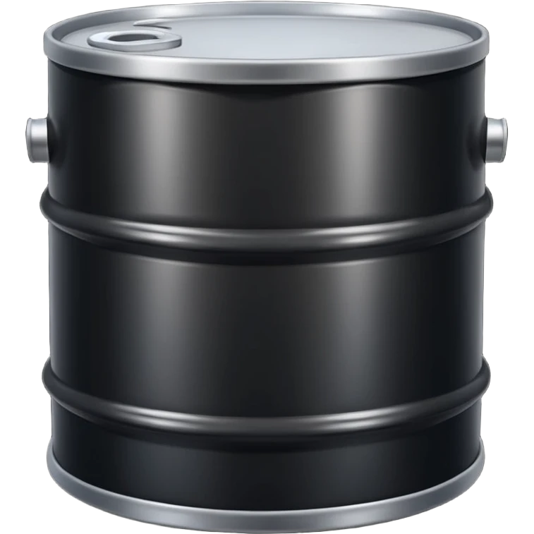 black oil drum в мультяшном реалистичный стиль, мягкий свет, чистые контуры, детализировано, гладкая emoji