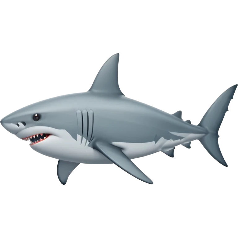 White shark svg emoji