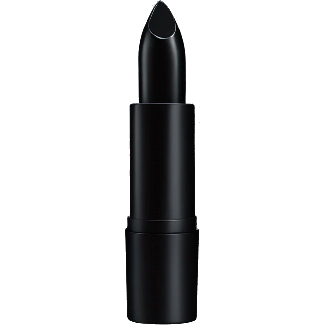 Black lipstick emoji
