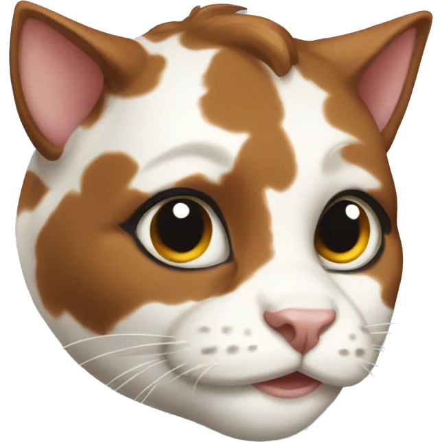 calico cat cow emoji