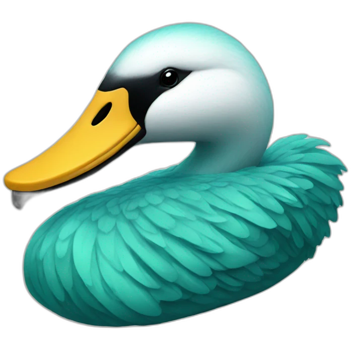 teal swan emoji
