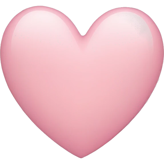 light pink heart  emoji