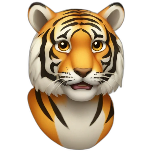 The tiger that secretes emoji