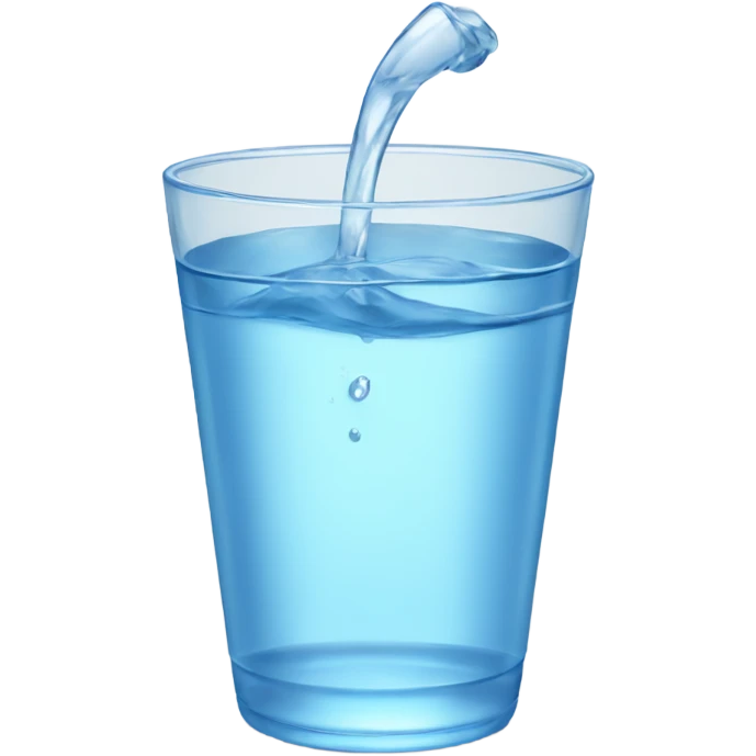 Cup of water emoji