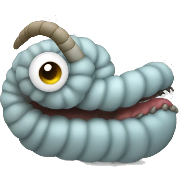 worm with mitre emoji