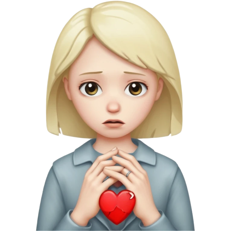  heart broken with ring emoji