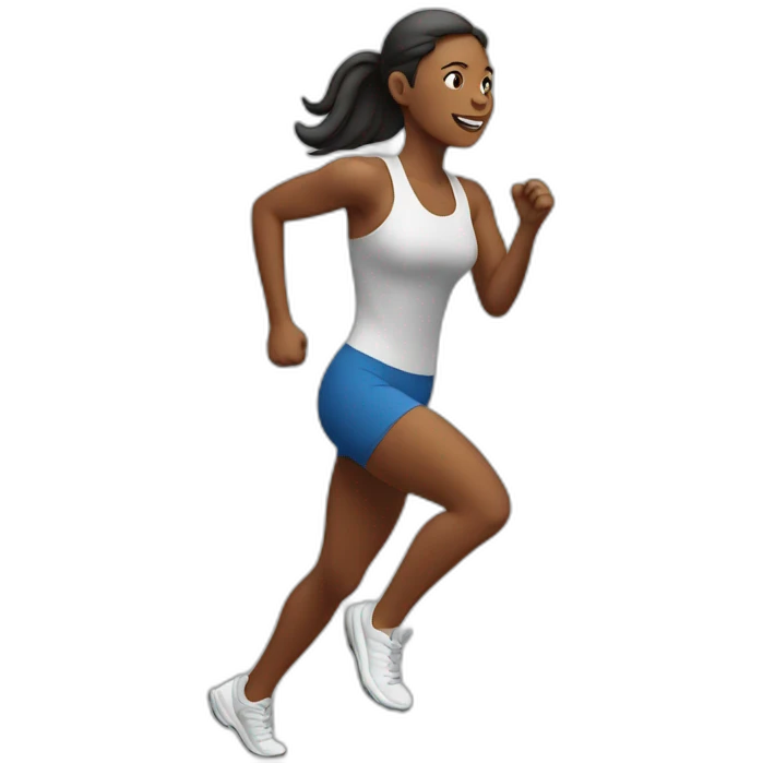 running woman emoji