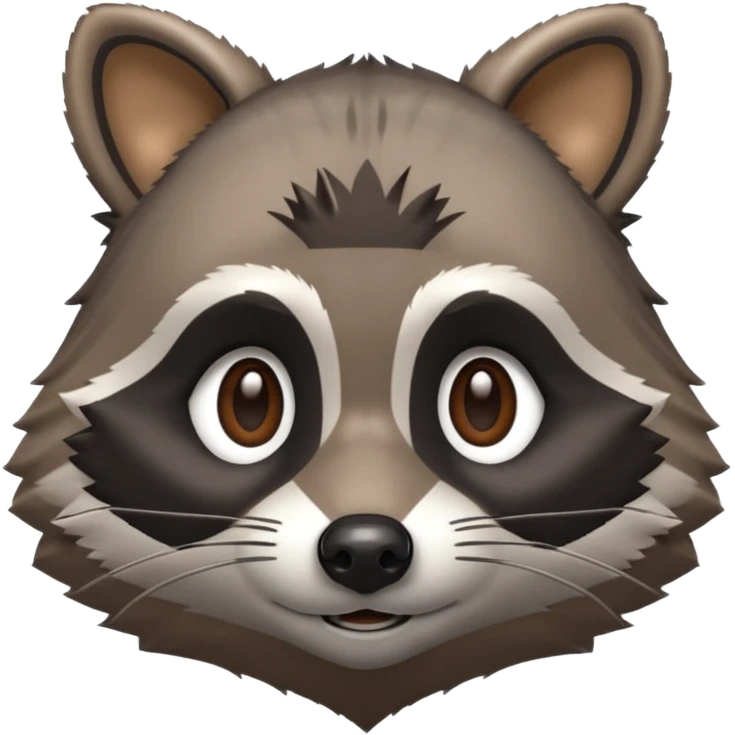 3d raccoon emoji