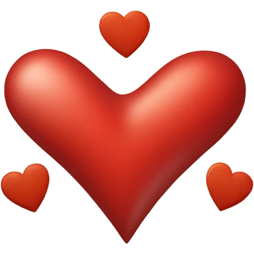 Red heart with letter A emoji
